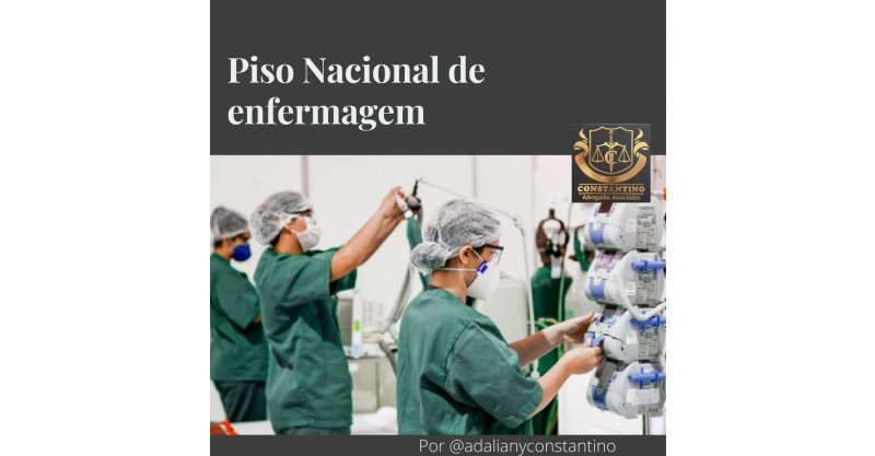 Piso de enfermagem... Uma nova esperança para a categoria